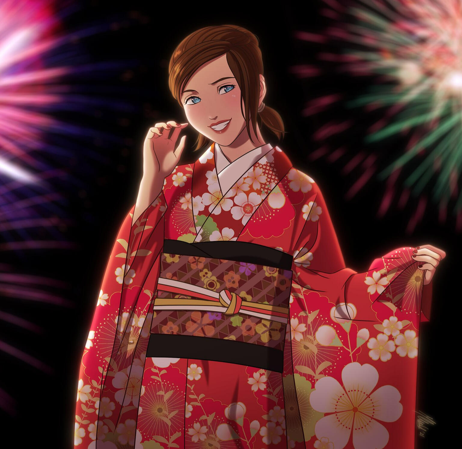 Bastila Shan in Kimono